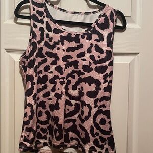 Chic Animal Print Tank Top